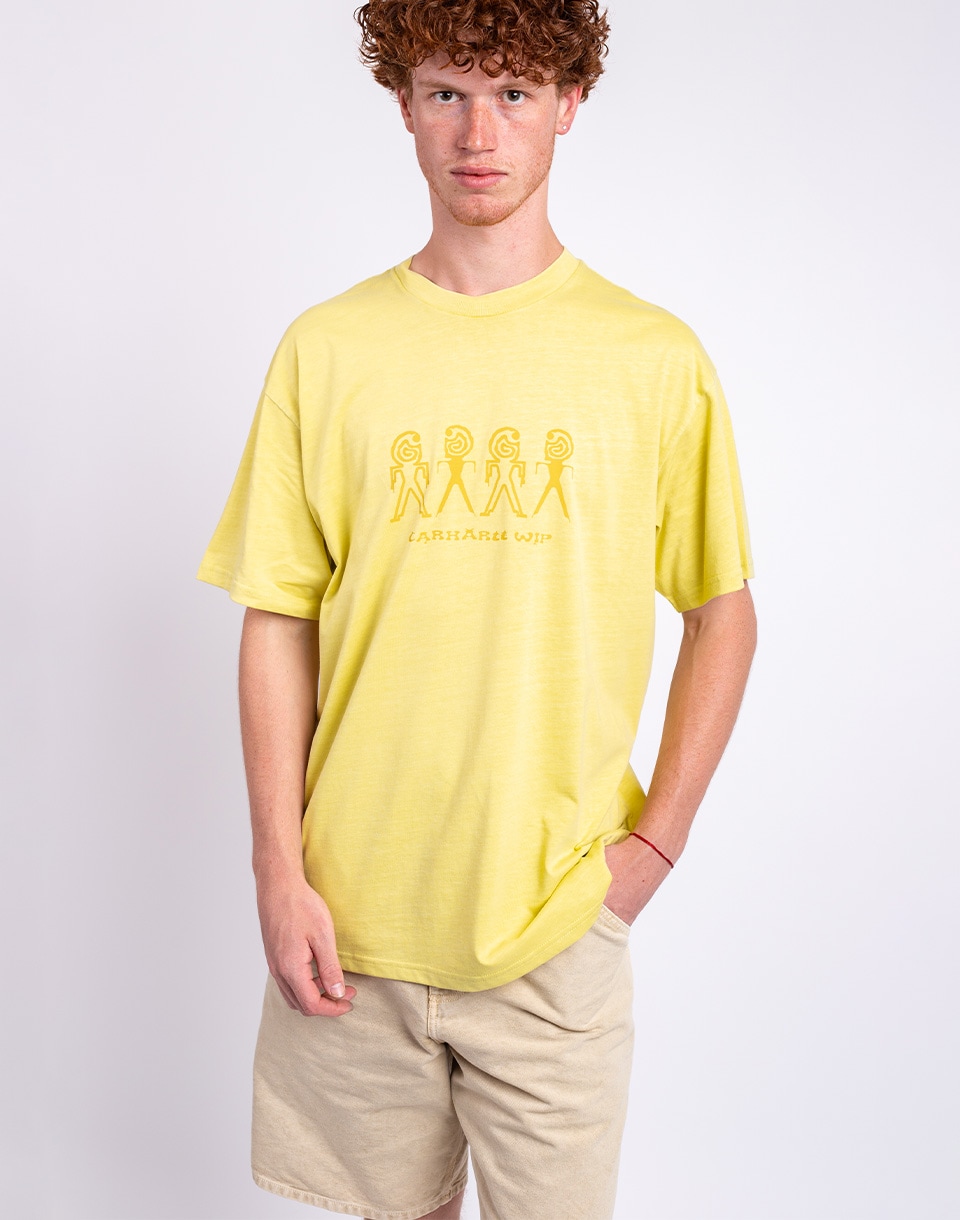 Tričko Carhartt WIP S/S Terrestrial T-Shirt Fandoghi/Suncrest pigment garment dyed