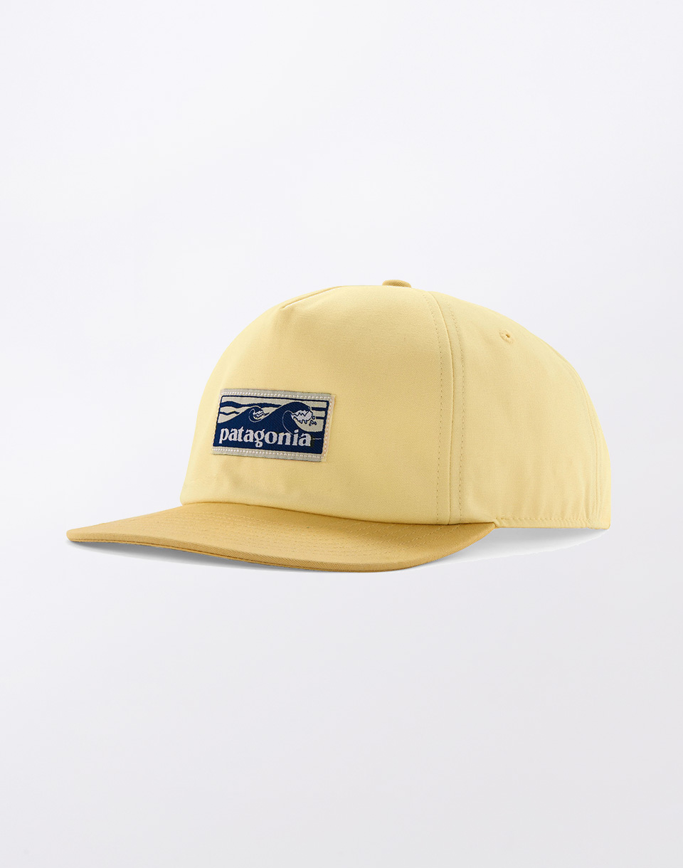 Patagonia Boardshort Label Funfarer Cap Buttercup Yellow