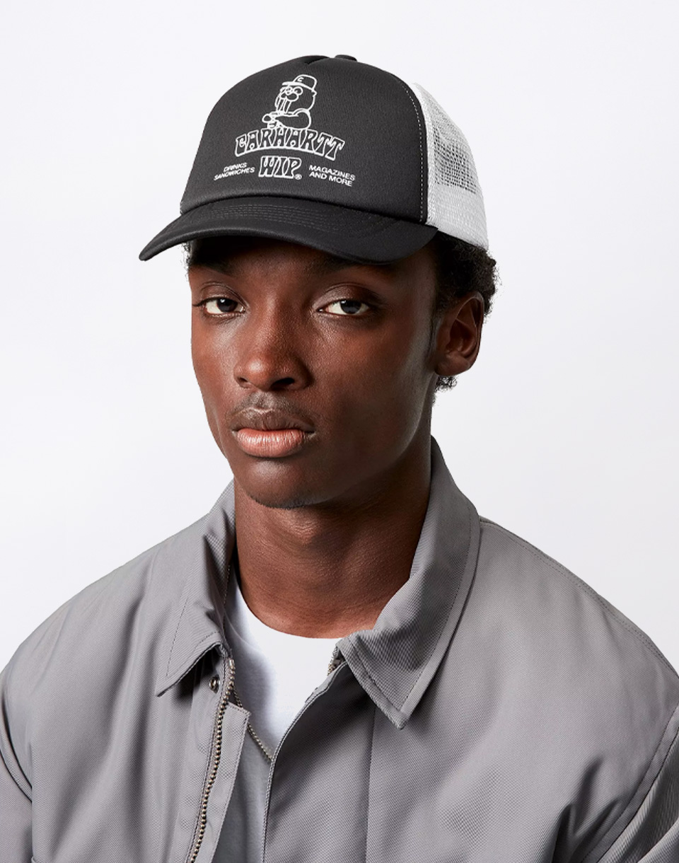 Carhartt WIP Sandwich Trucker Cap Black