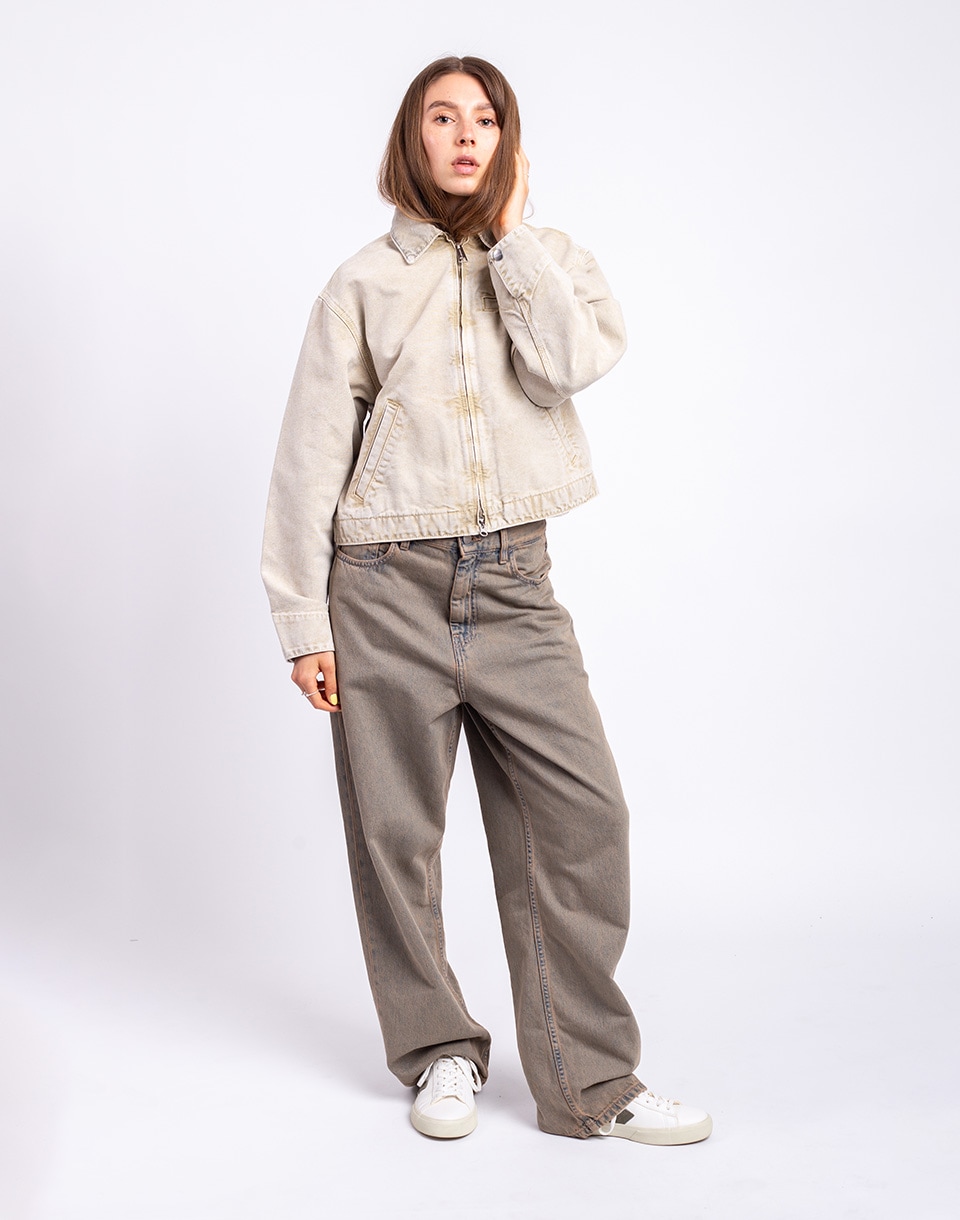 Carhartt WIP W' Emery Jacket Dusty H Brown/ Dusty H Brown chalk wash M