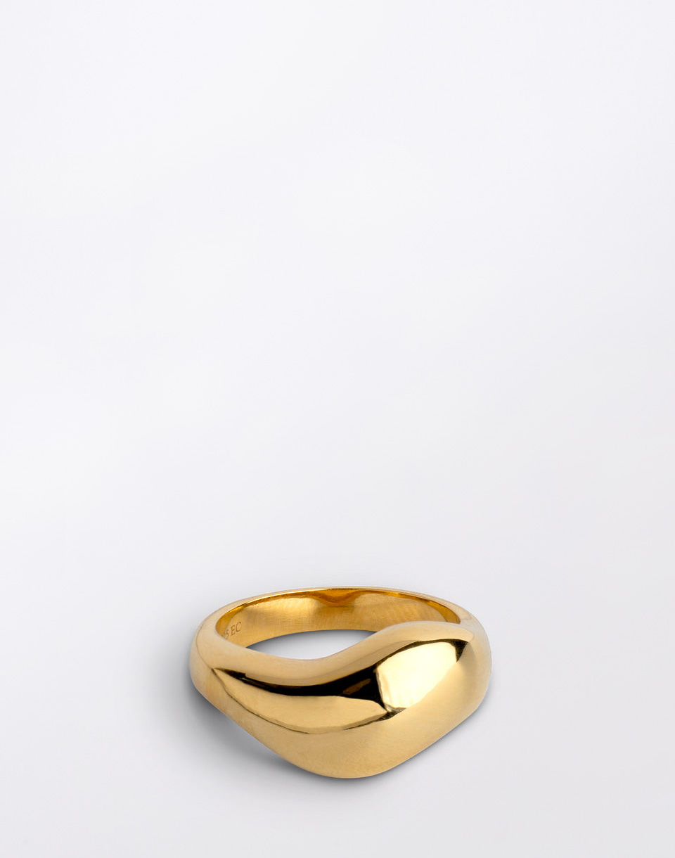 ENAMEL Copenhagen Ring, Agnete Large 925S/GP 57