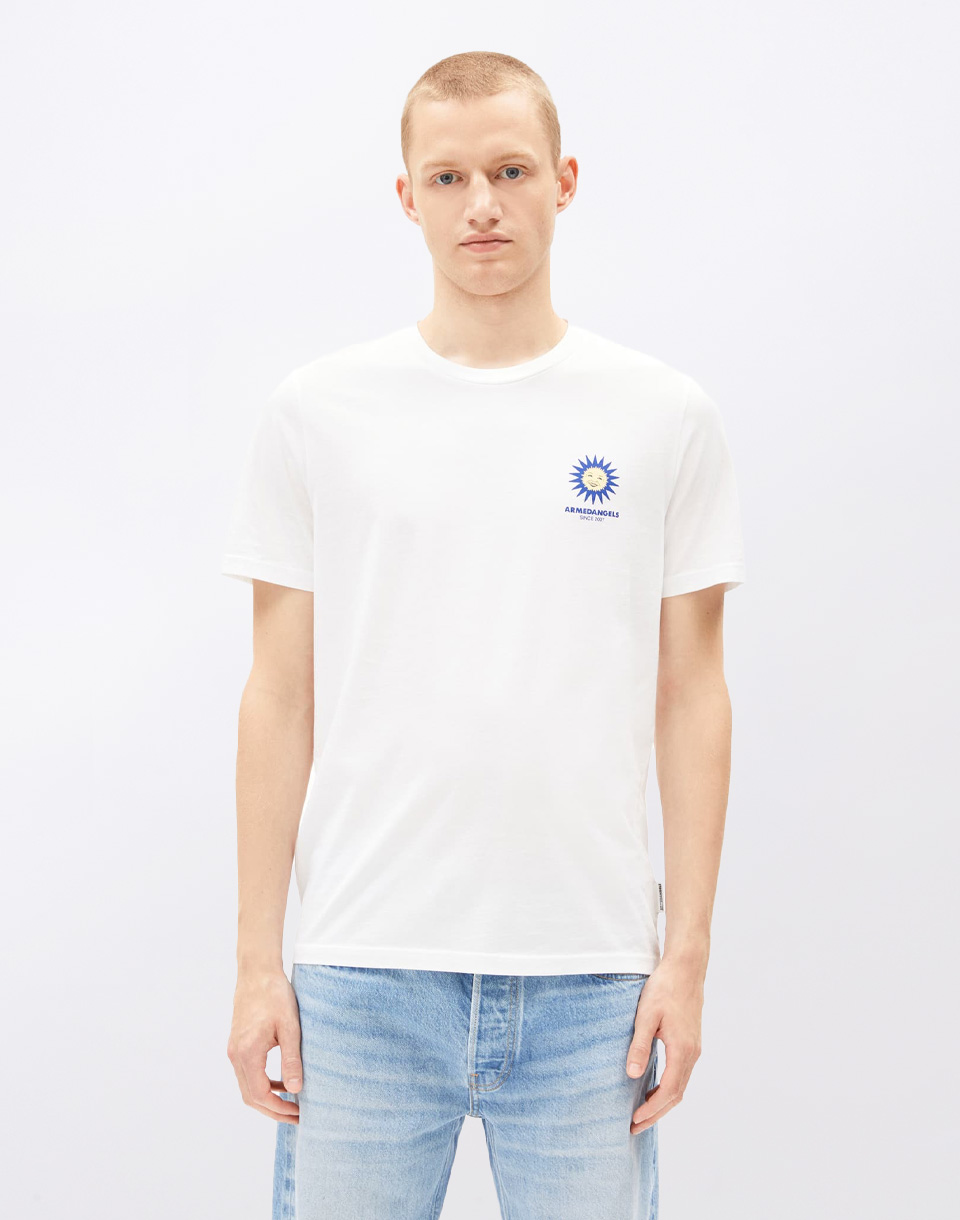 Tričko Armedangels Jaames Colored 188 white