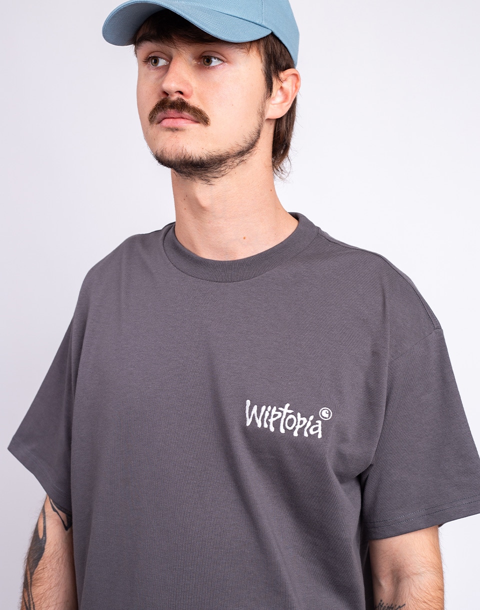 Carhartt WIP S/S Wiptopia Script T-Shirt Porphyry/Wax L