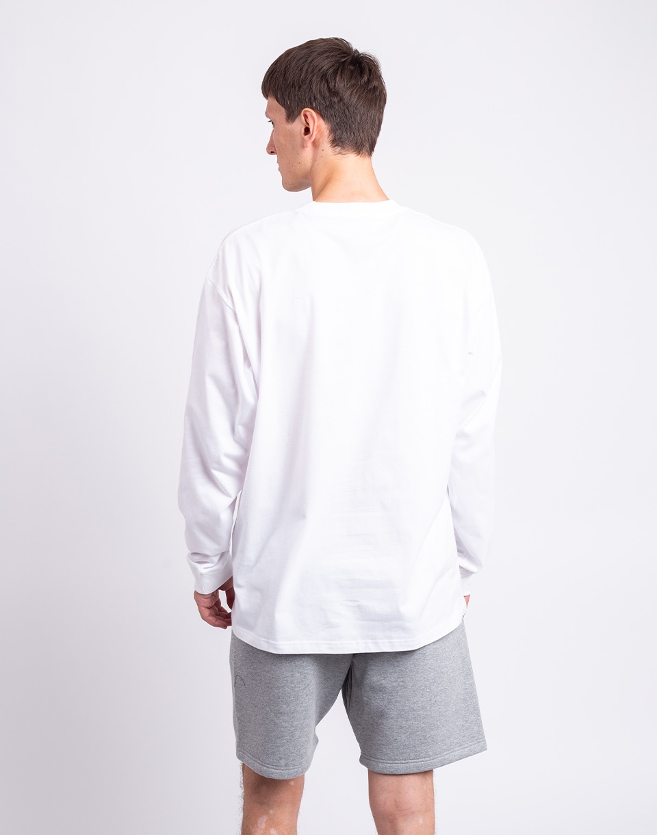 Carhartt WIP L/S Pocket Heart T-Shirt White/Red M