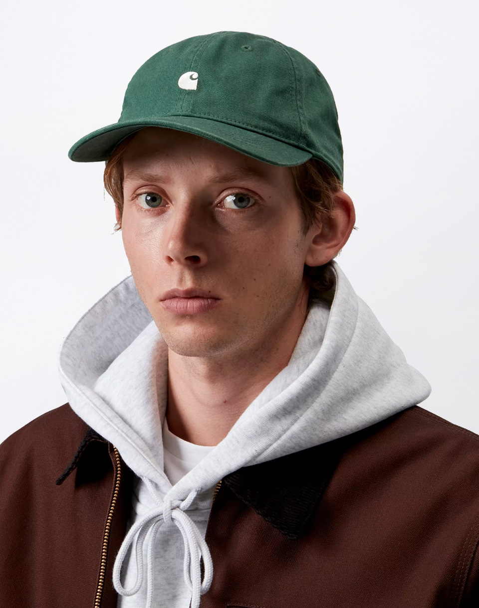 Carhartt WIP Madison Logo Cap Dark Fir/Wax