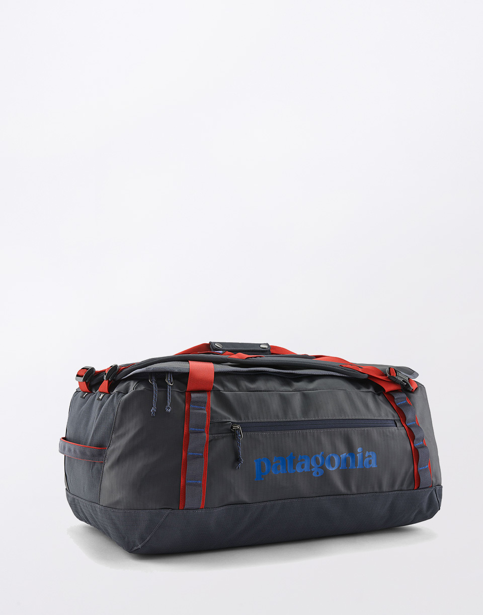 Batoh Patagonia Black Hole Duffel 55L Smolder Blue w/Amanita Red