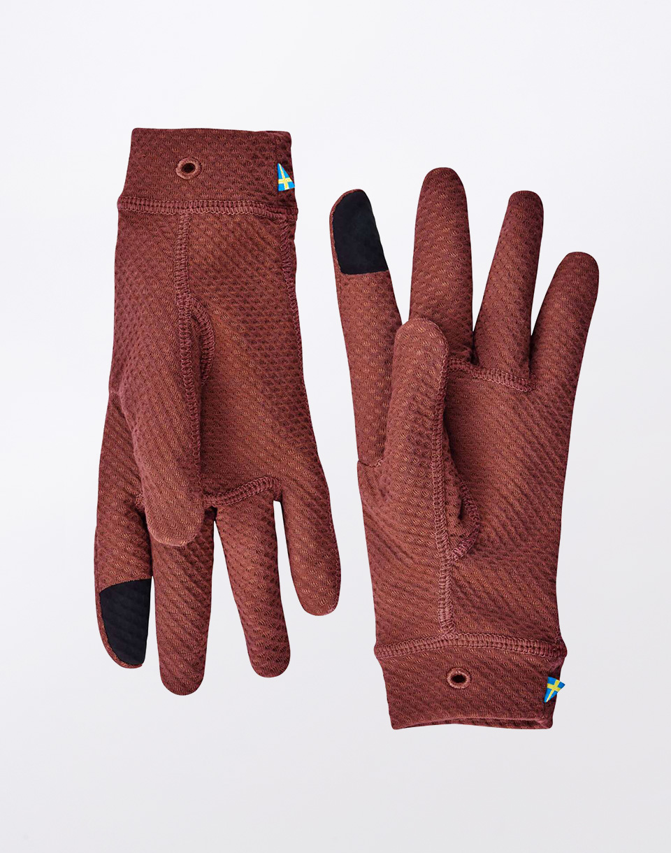 Klättermusen Gisl Liner Glove Madder Red M