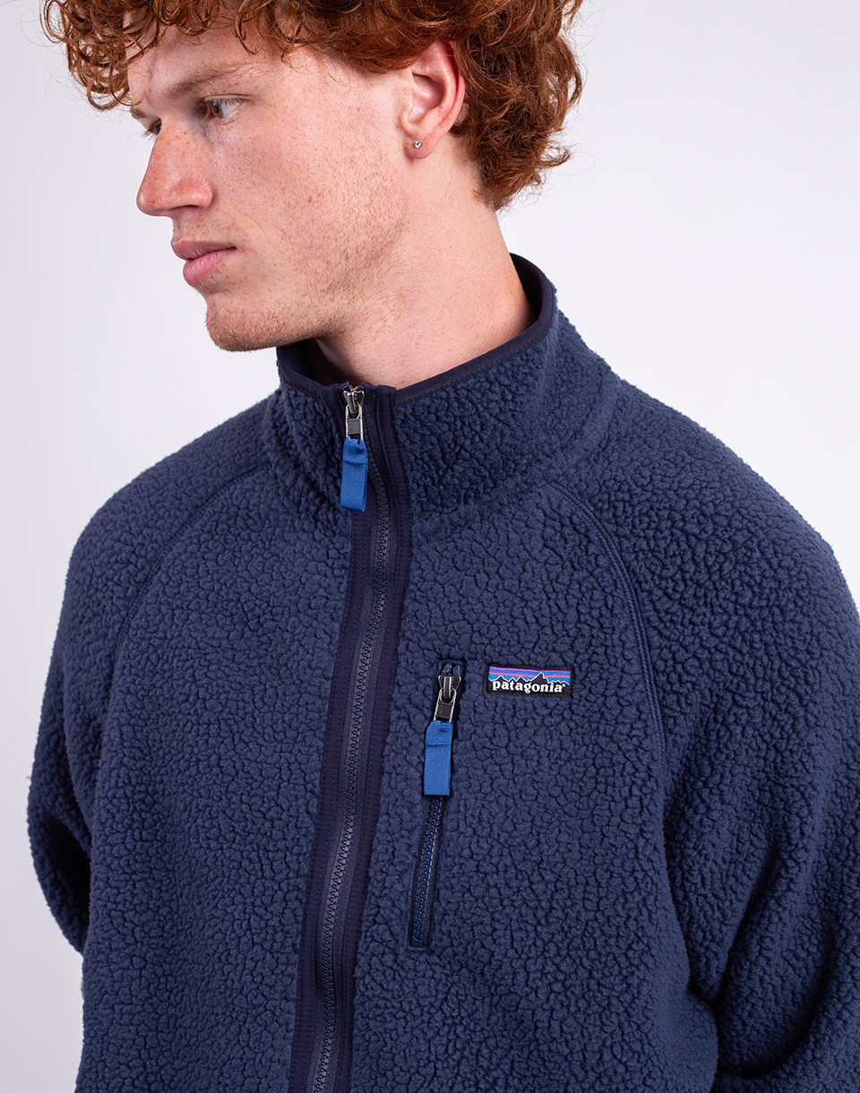 Patagonia M's Retro Pile Jacket New Navy w/Sunken Blue M