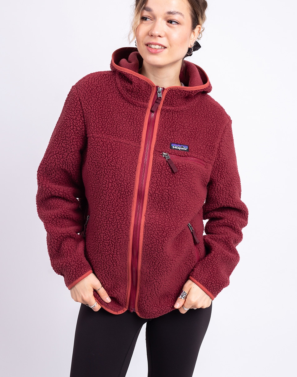 Patagonia W's Retro Pile Hoody Sequoia Red M