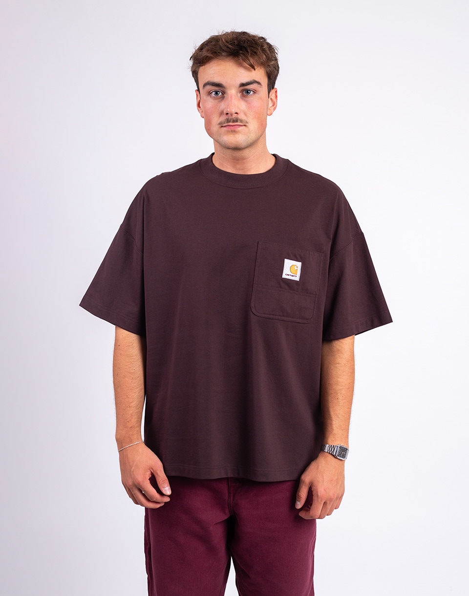 Tričko Carhartt WIP S/S Work Pocket T-Shirt Palisander