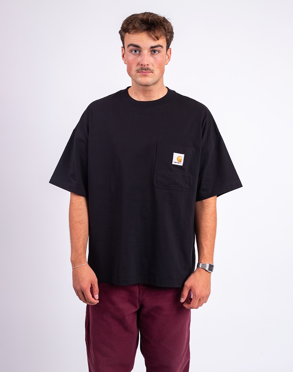 Tričko Carhartt WIP S/S Work Pocket T-Shirt Black