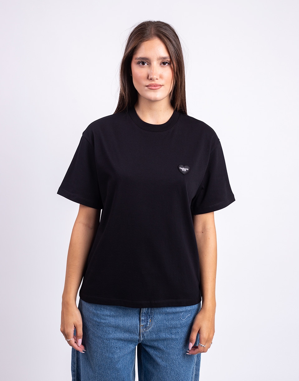 Tričko Carhartt WIP W' S/S Heart Patch T-Shirt Black/Black