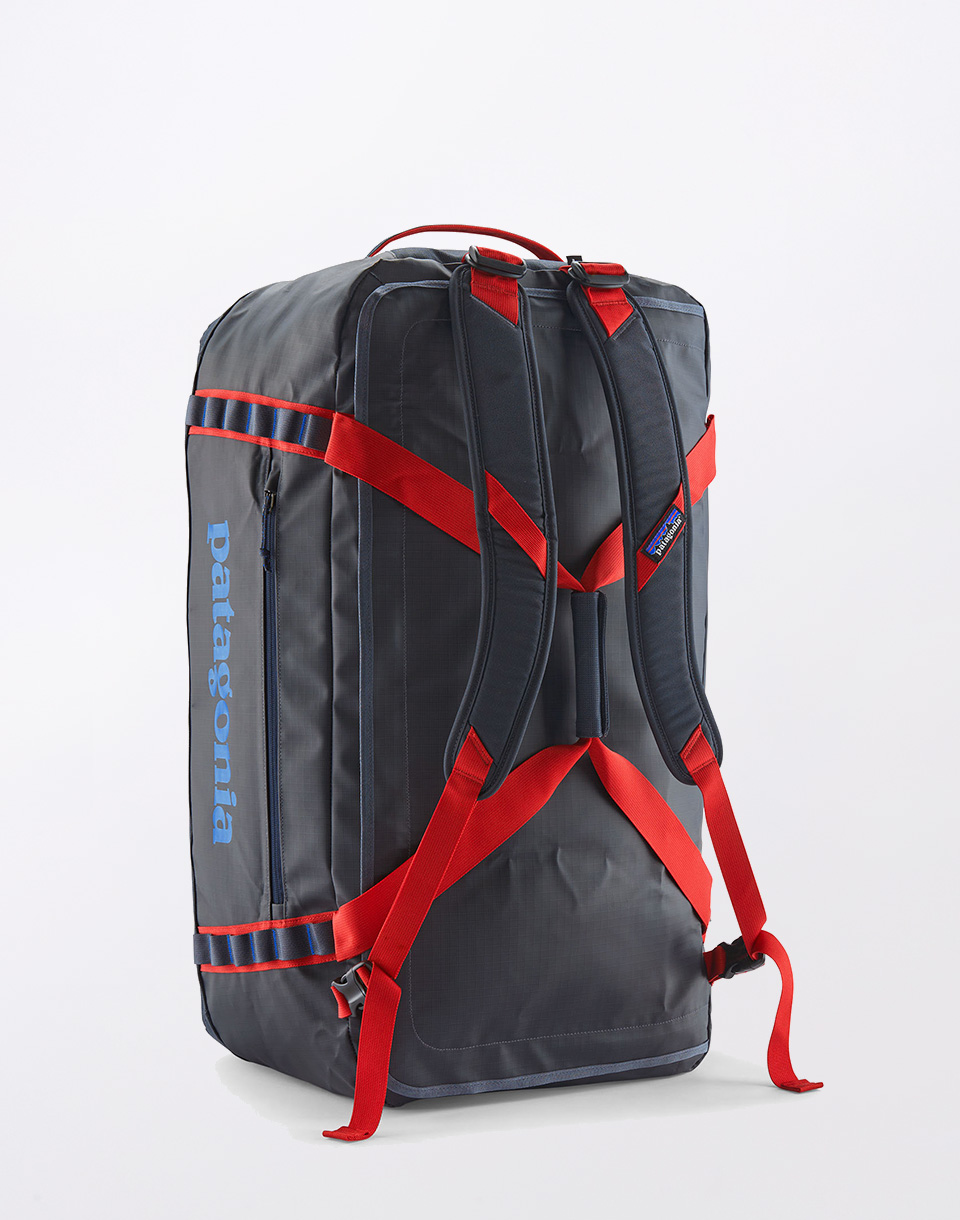 Patagonia Black Hole Duffel 70L Smolder Blue w/Amanita Red