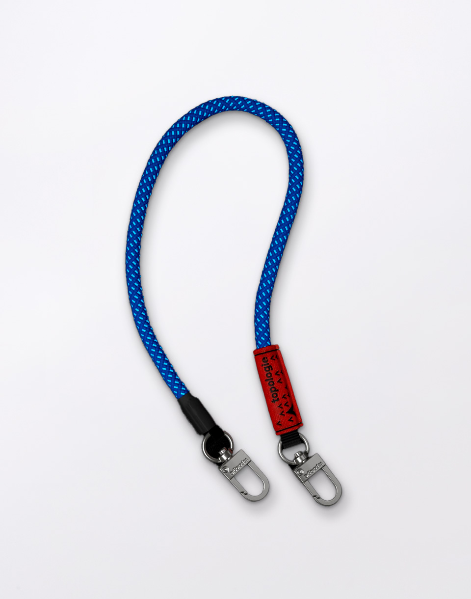 Topologie 8.0mm Wrist Strap Flash Ink Blue