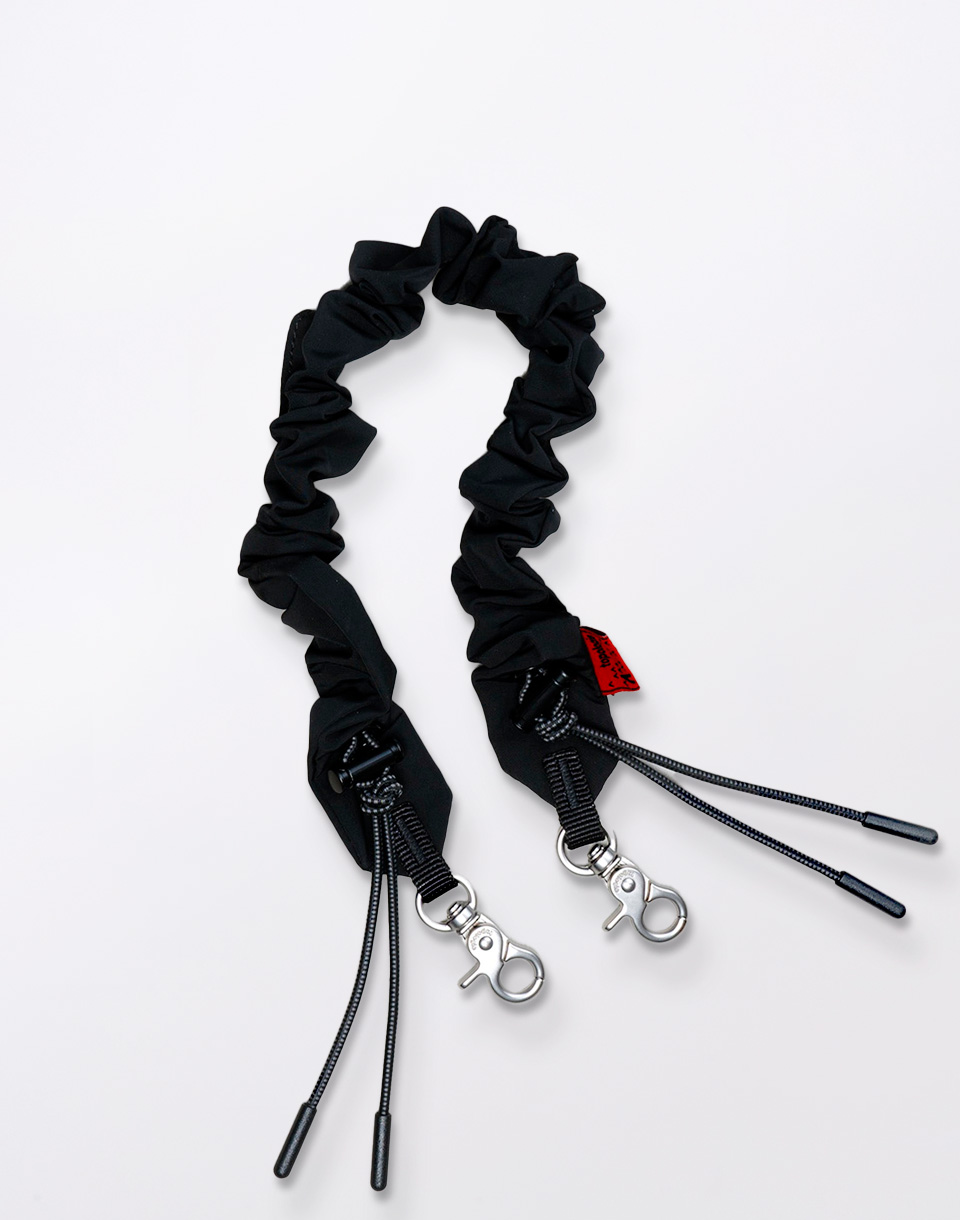 Topologie Bungee Wrist Strap Black Tech Sateen