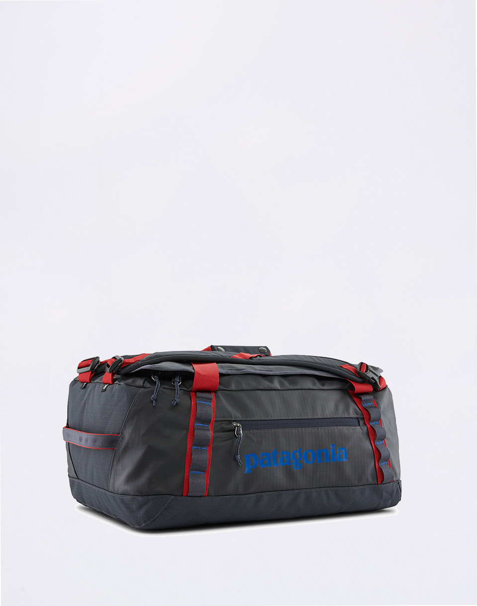 Patagonia Black Hole Duffel 40L Smolder Blue w/Amanita Red