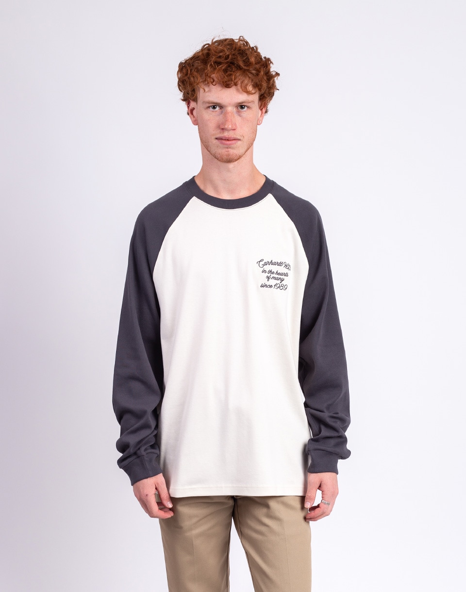 Tričko Carhartt WIP L/S Alston T-Shirt Wax/Graphite