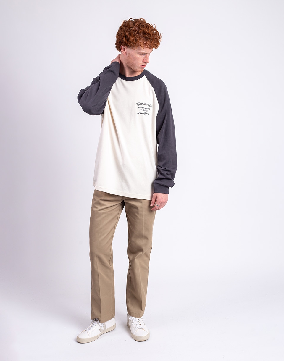 Carhartt WIP L/S Alston T-Shirt Wax/Graphite L