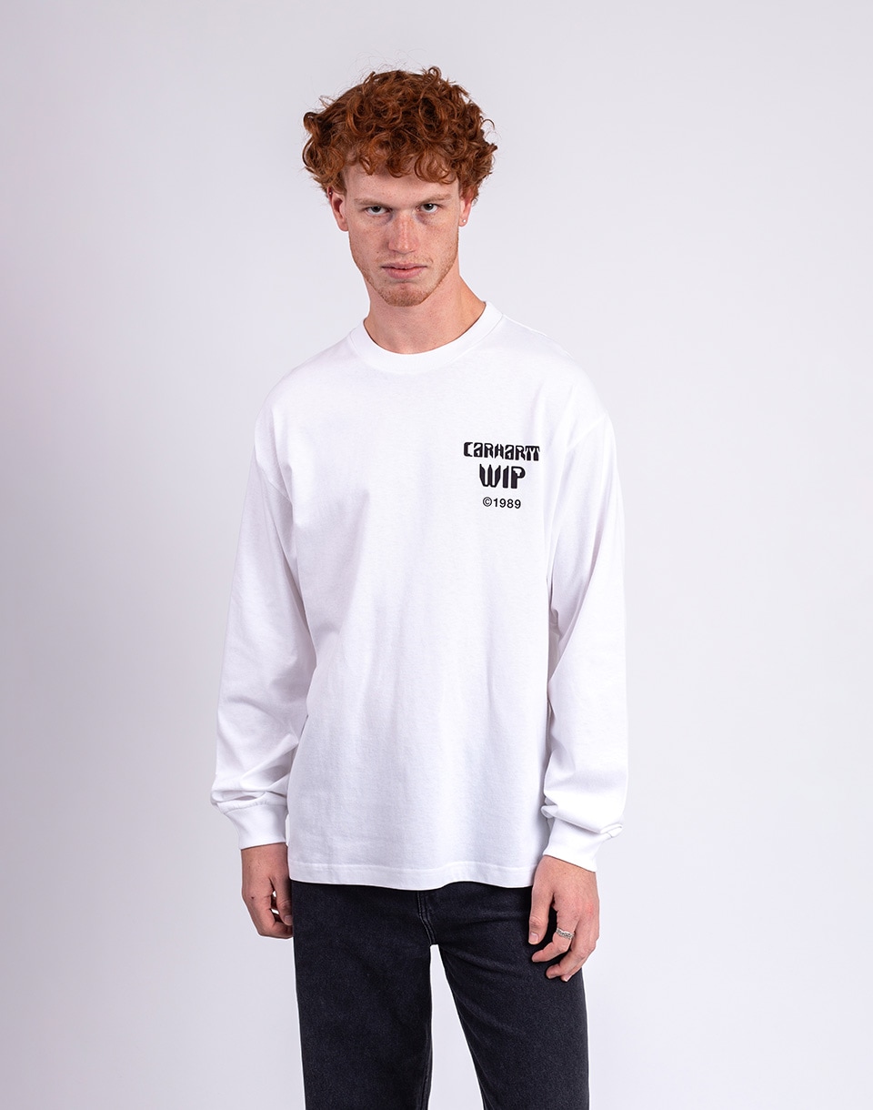 Tričko Carhartt WIP L/S Better Dreams T-Shirt White