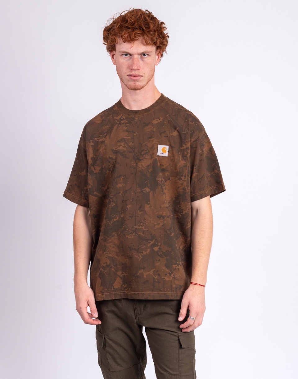 Tričko Carhartt WIP S/S Camo Combi T-Shirt Camo Combi, Green/Hamilt