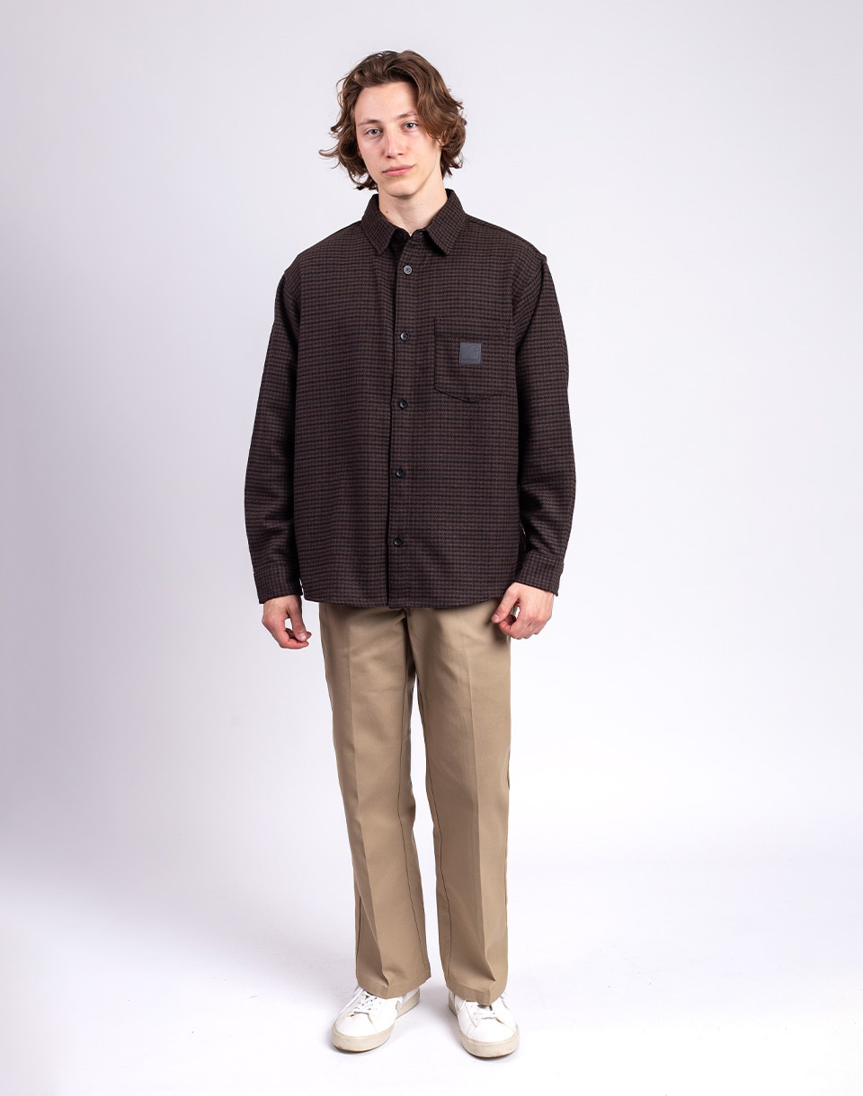 Carhartt WIP L/S Lowis Shirt Lowis Houndstooth, Vitola L