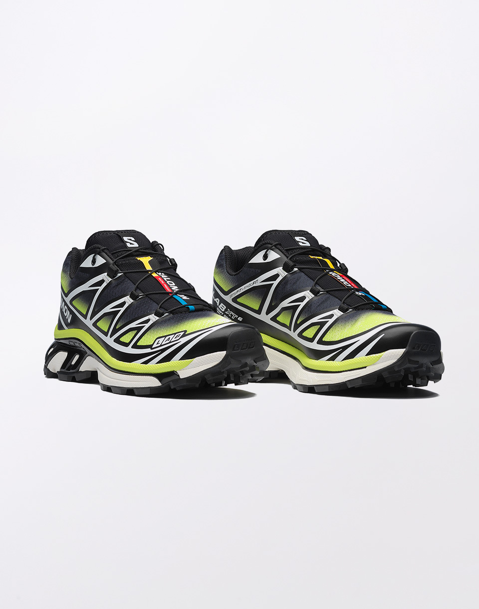 Salomon XT-6 Skyline Black/Maritime Blue/Sharp Green 43 1/3
