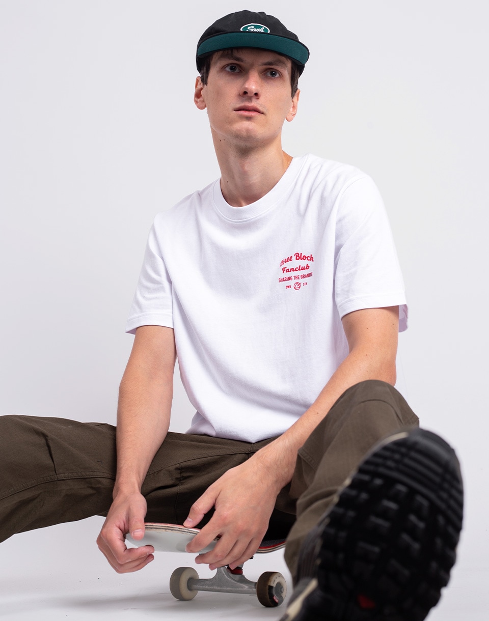 Skate World Better TBF T-Shirt bílá L