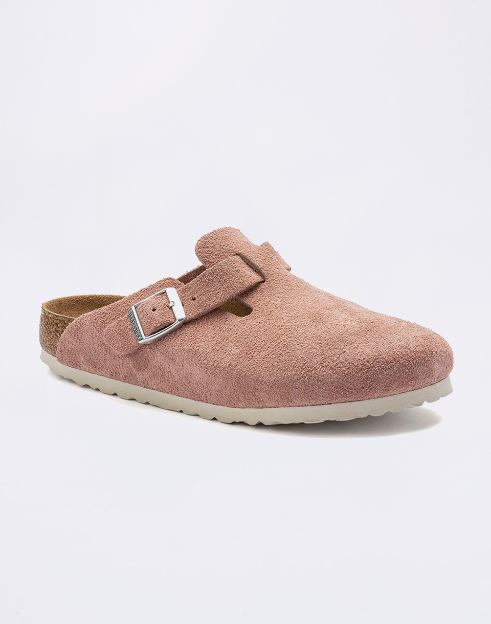 Birkenstock Boston BS Suede Leather Pink Clay 39