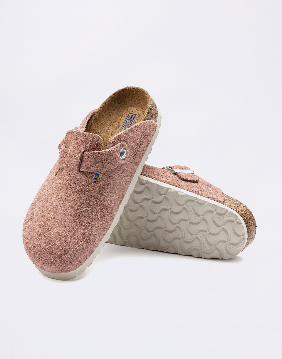 Birkenstock Boston BS Suede Leather Pink Clay 39