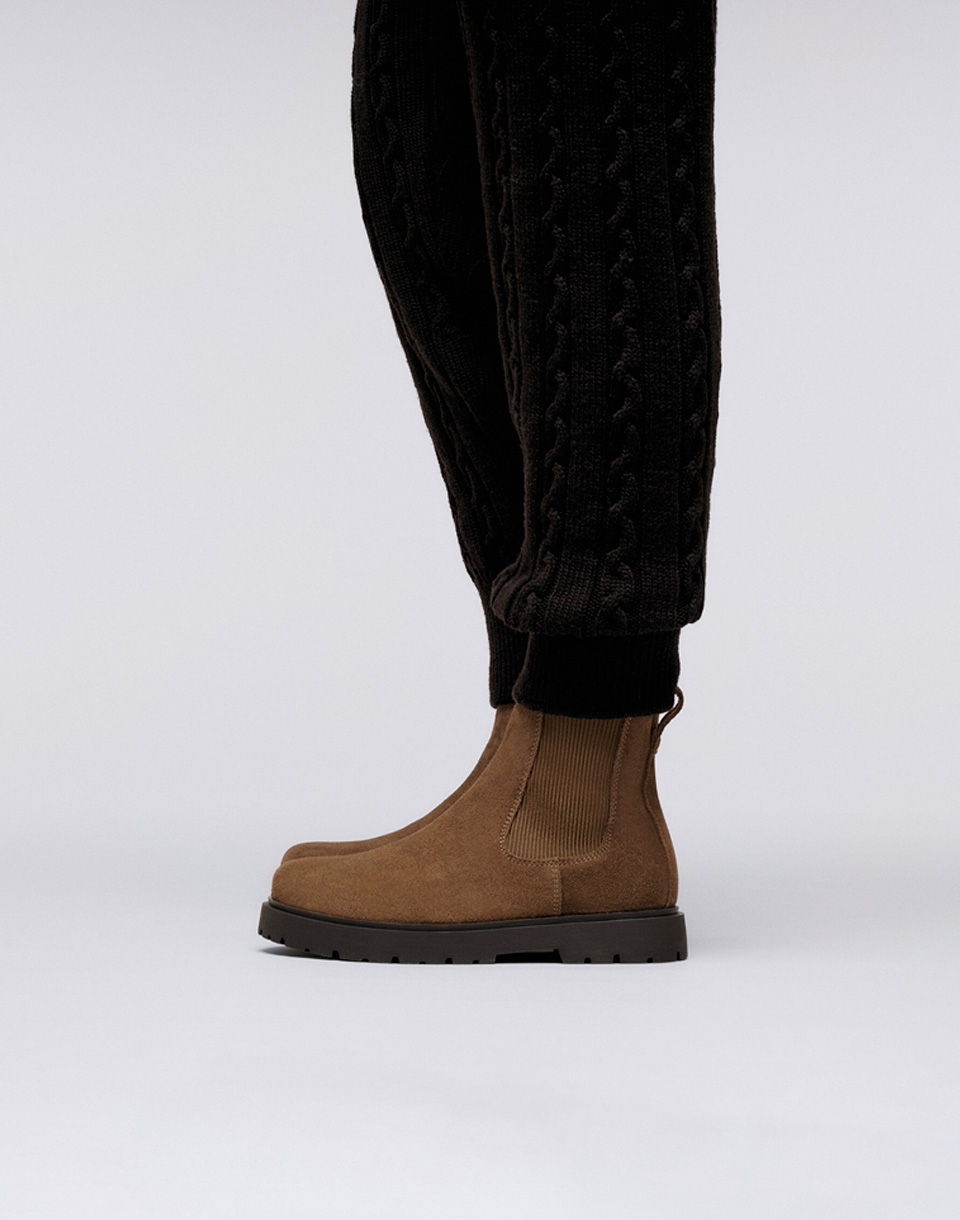 Birkenstock Highwood Suede Leather Leve Dark Tea 41