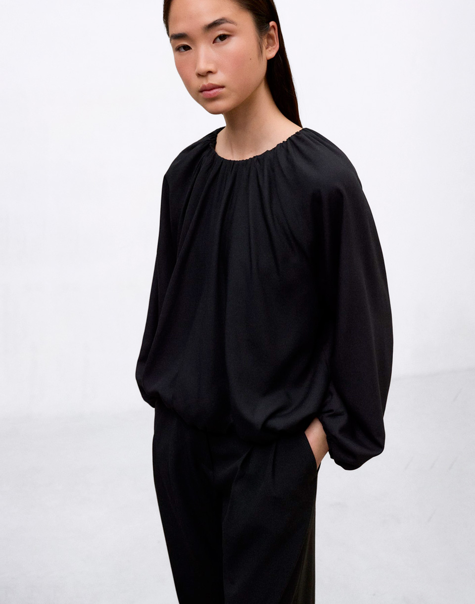 Tričko ECOALF Amalia Shirt Woman BLACK