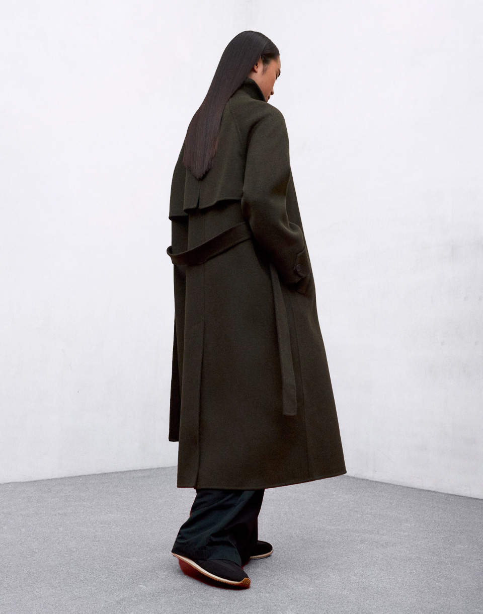 ECOALF Lora Coat Woman VINTAGE GREEN XS