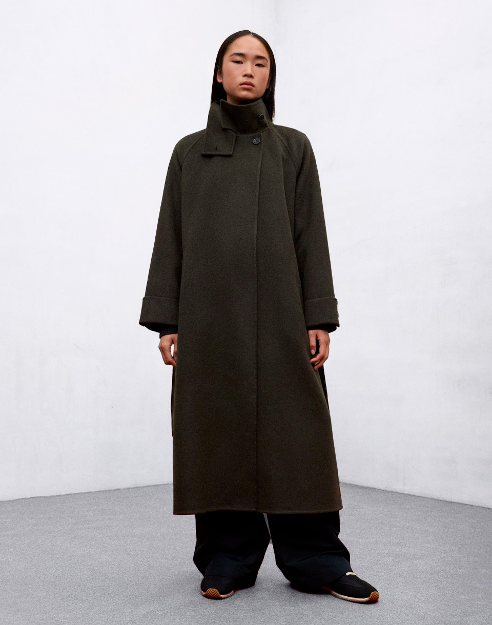ECOALF Lora Coat Woman VINTAGE GREEN XS