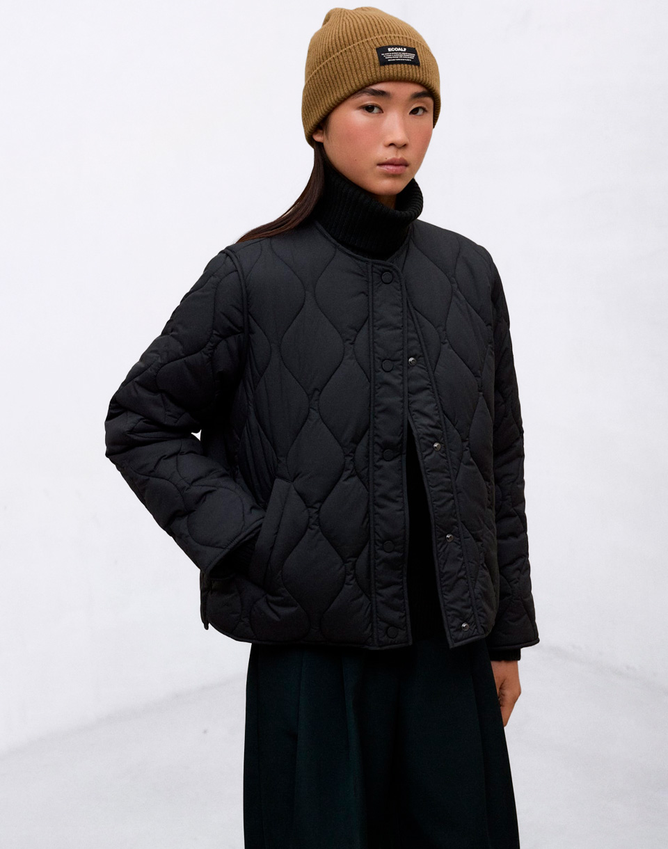 ECOALF Musa Onion Jacket Woman BLACK S