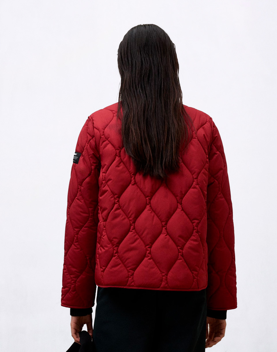 ECOALF Musa Onion Jacket Woman CRIMSON RED M