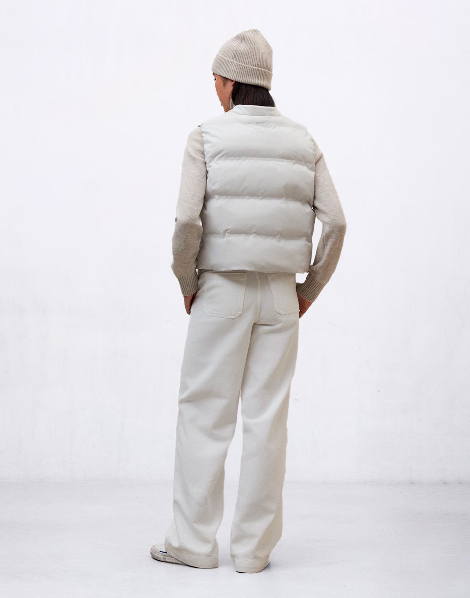 ECOALF Pounce Vest Woman BONE M