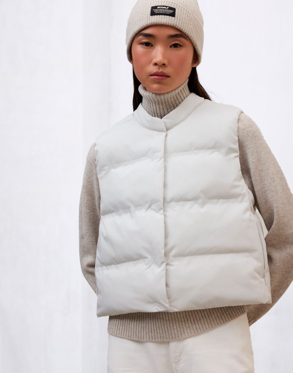 ECOALF Pounce Vest Woman BONE L