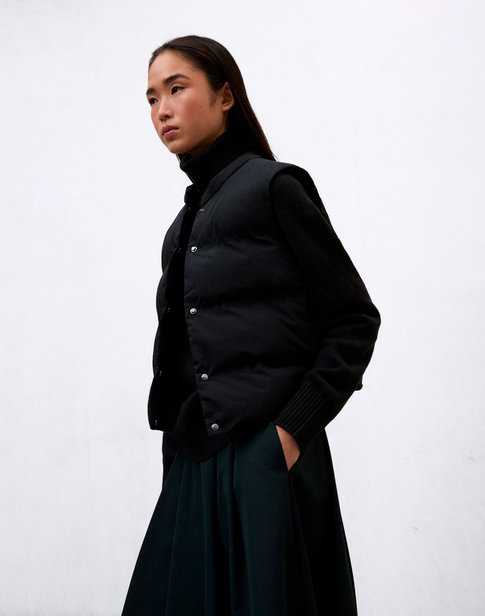 ECOALF Pounce Vest Woman BLACK L