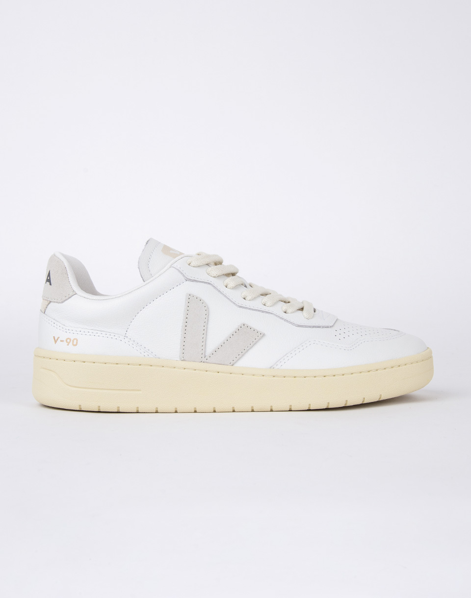 Veja V-90 O.T. Leather EX-WHITE_NATURAL 46