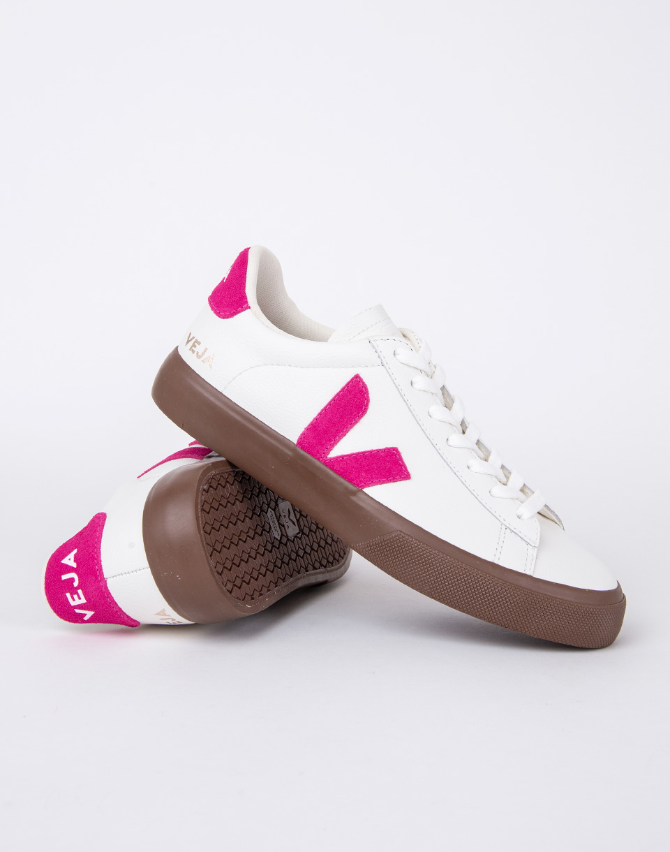 Veja Campo Leather WHITE_PINK_BARK 41
