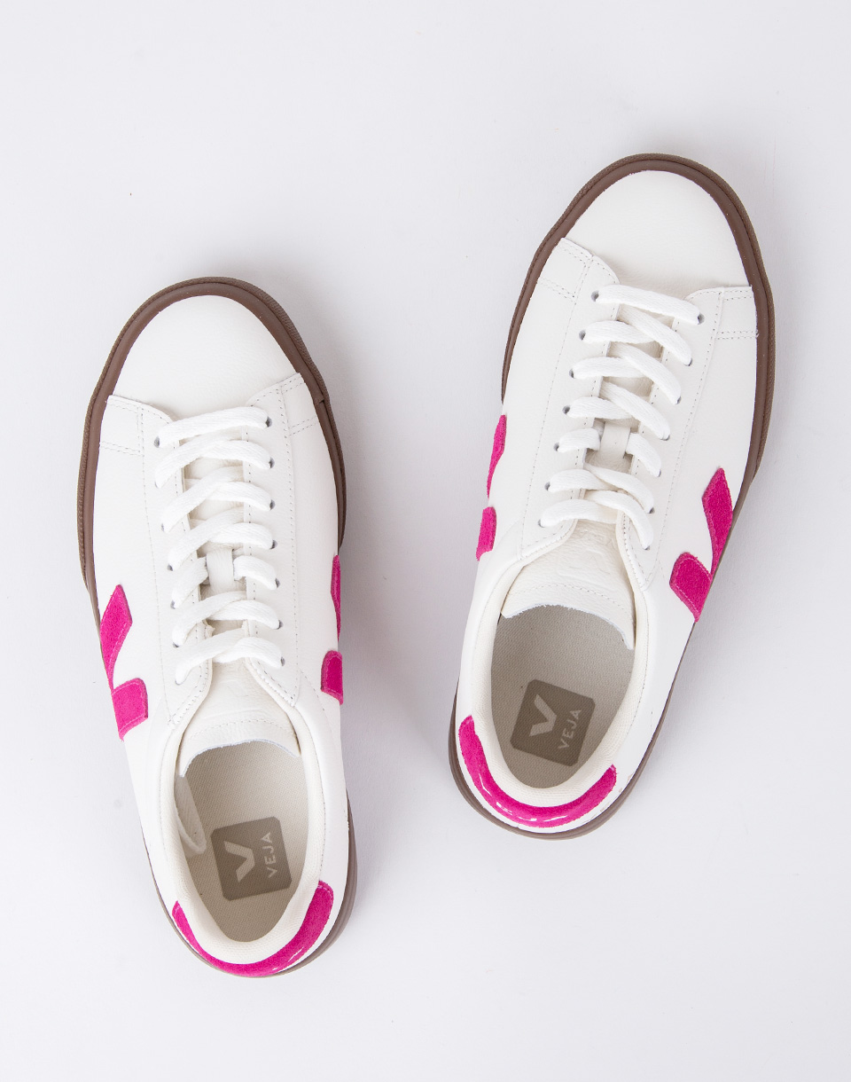 Veja Campo Leather WHITE_PINK_BARK 41