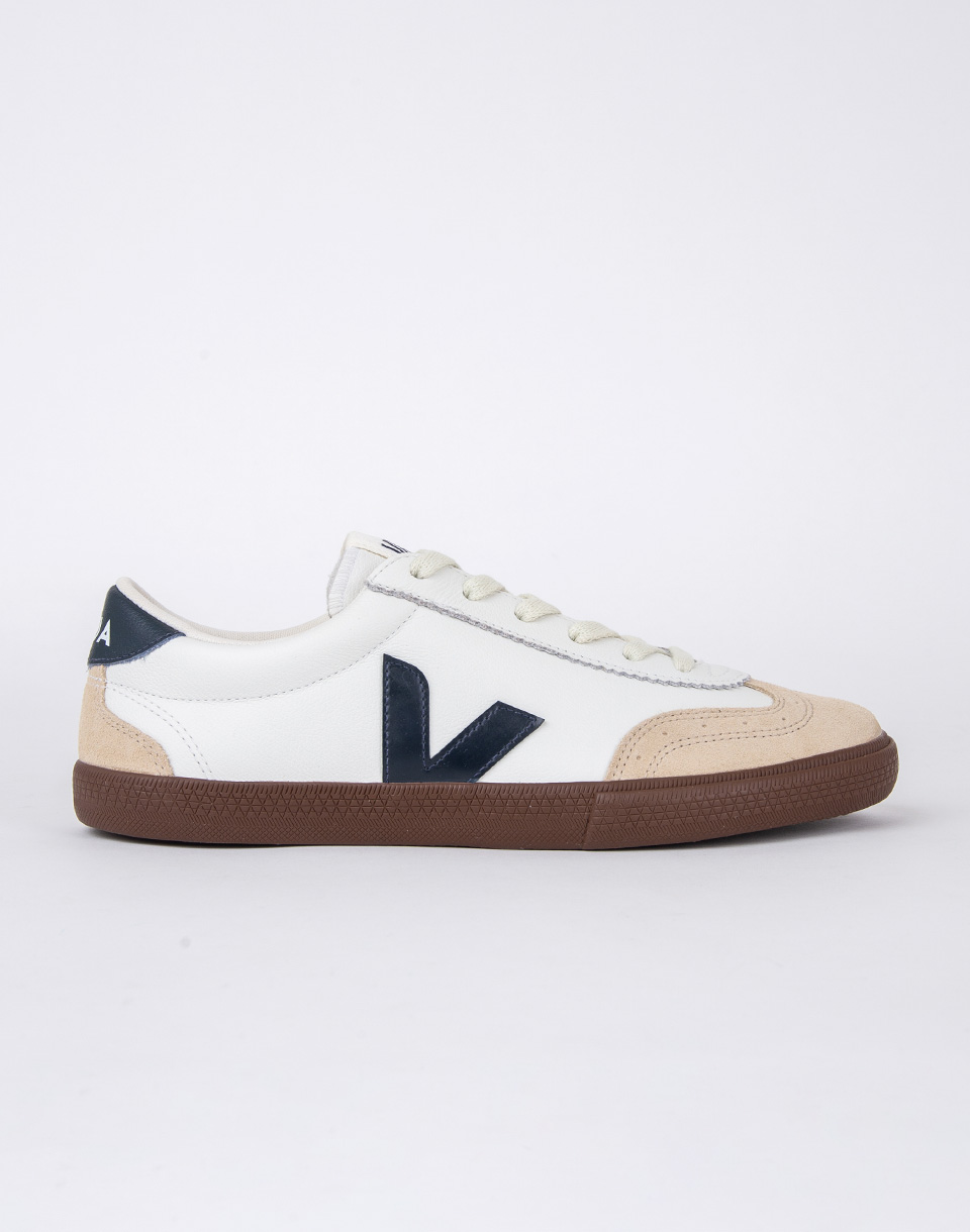 Veja Volley O.T. Leather WHT_NAUTI_BARK 46