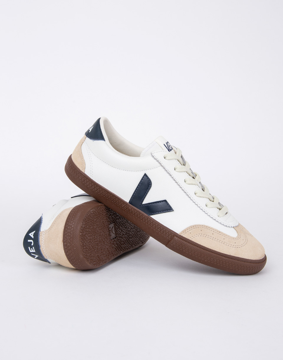 Veja Volley O.T. Leather WHT_NAUTI_BARK 46