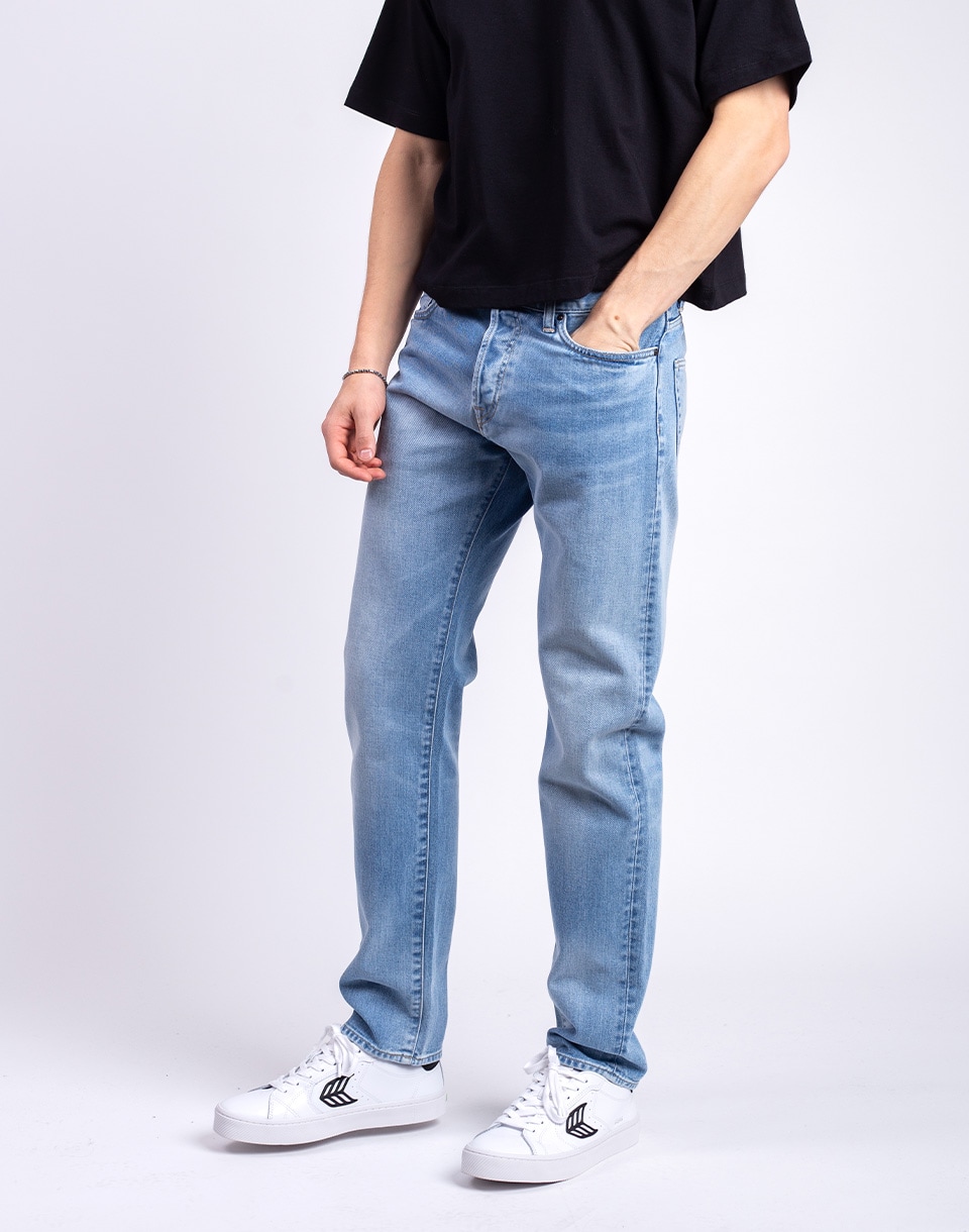 Carhartt WIP Klondike Pant Blue light used wash W33/L32