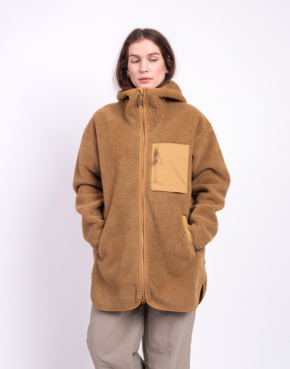 Fjällräven Vardag Pile Fleece Long W 232 Buckwheat Brown XS