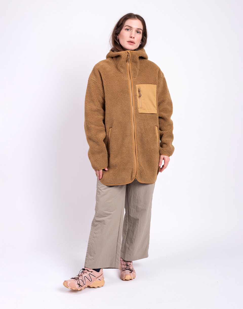 Fjällräven Vardag Pile Fleece Long W 232 Buckwheat Brown XS
