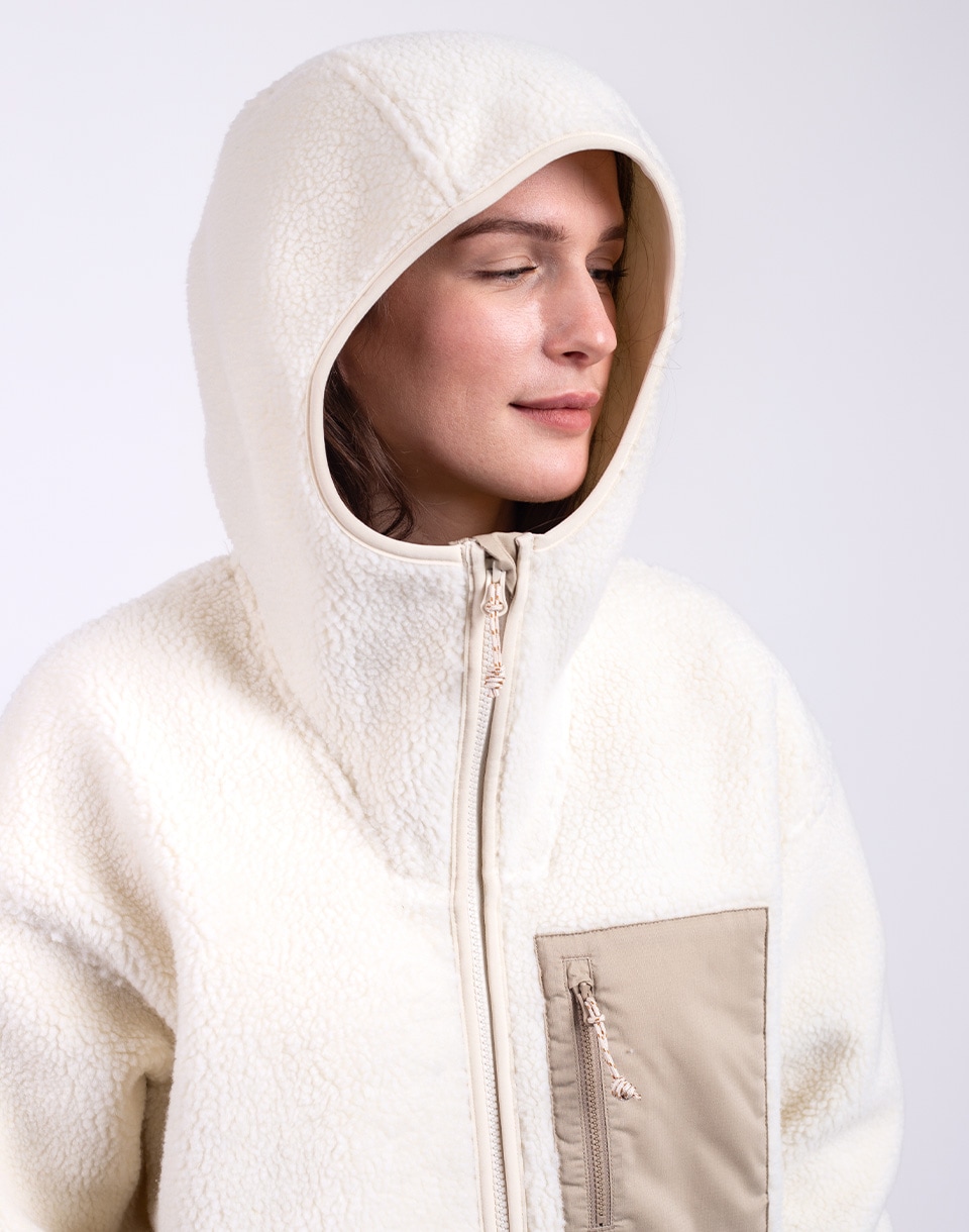 Fjällräven Vardag Pile Fleece Long W 113 Chalk White M