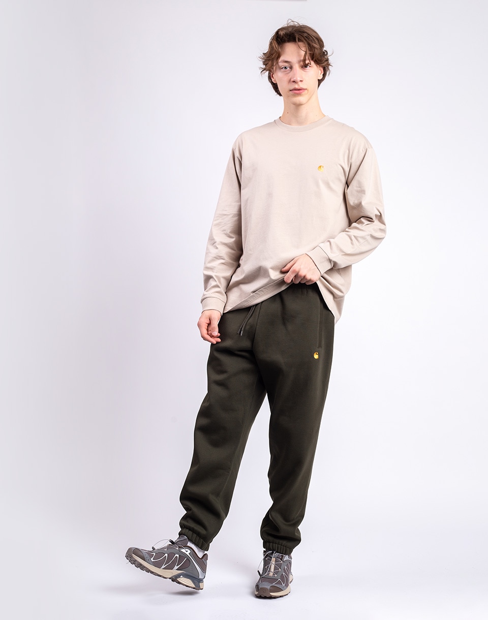 Carhartt WIP Chase Sweat Pant Olive/Gold M