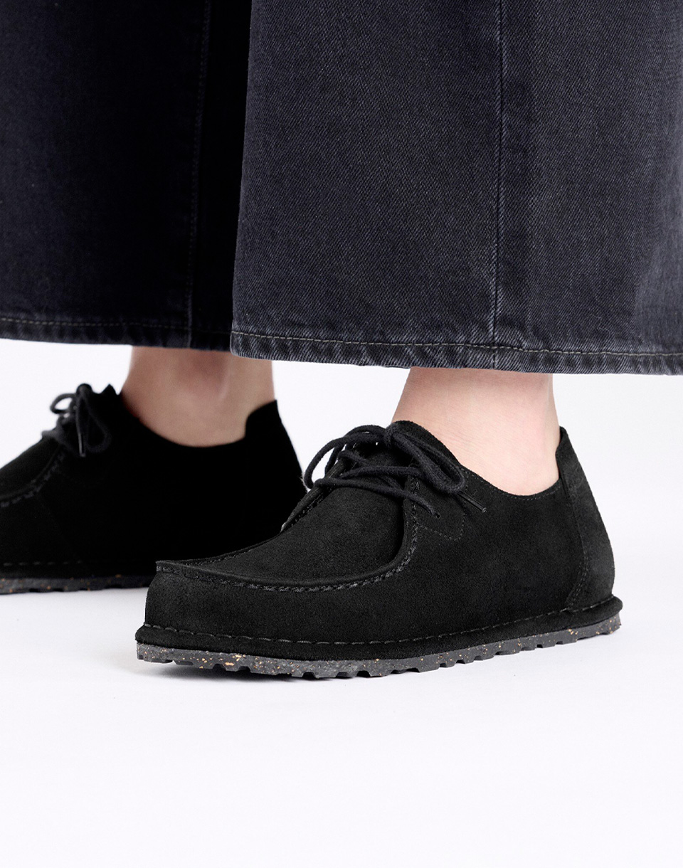 Birkenstock Utti Lace Suede Leather Black 41