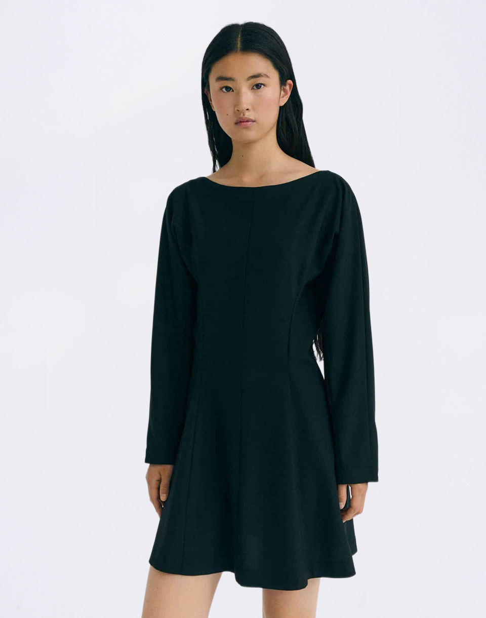 Thinking MU Black Arianne Dress BLACK M
